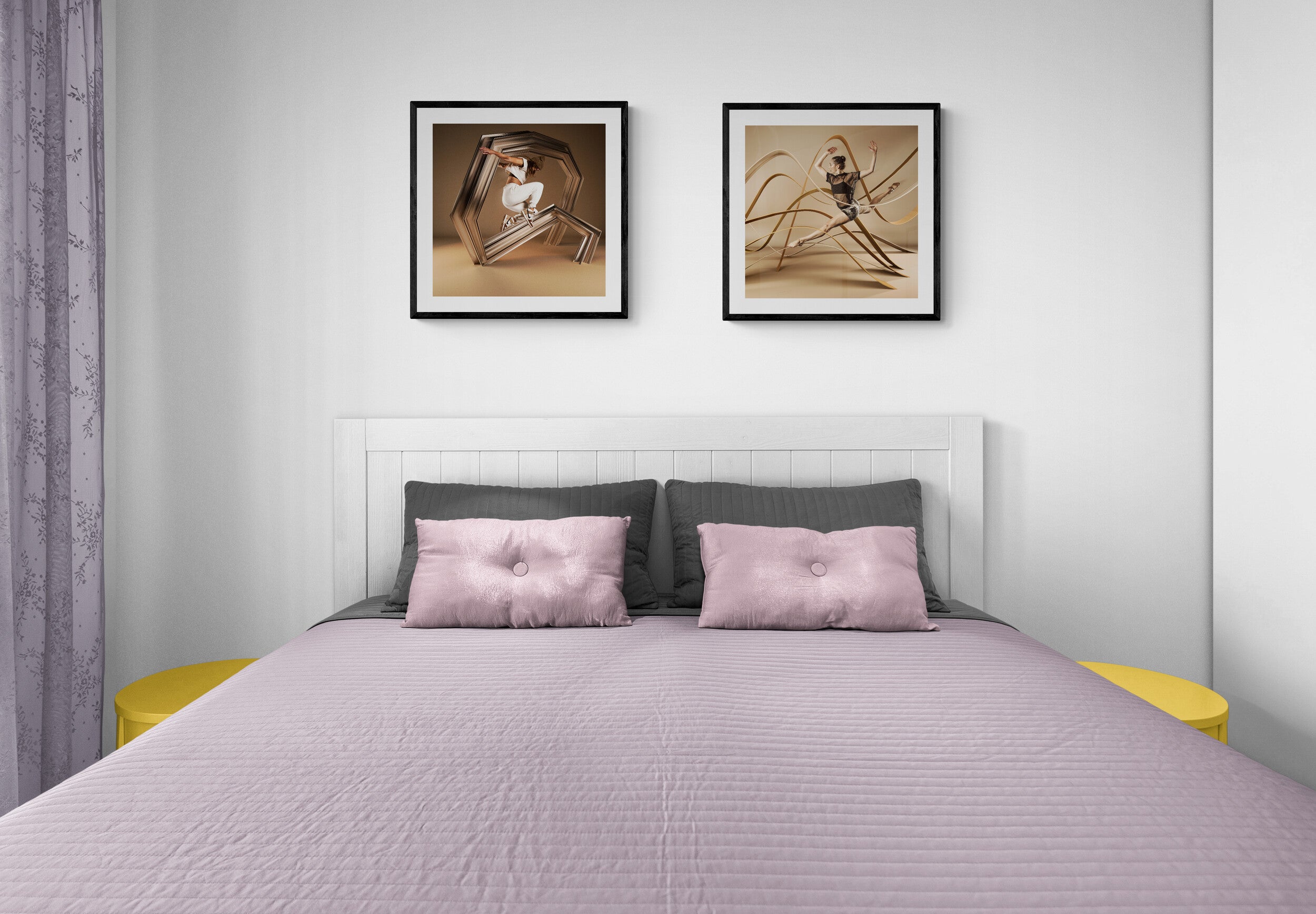 Athena and Persephone - Art Wall - Double Canvas