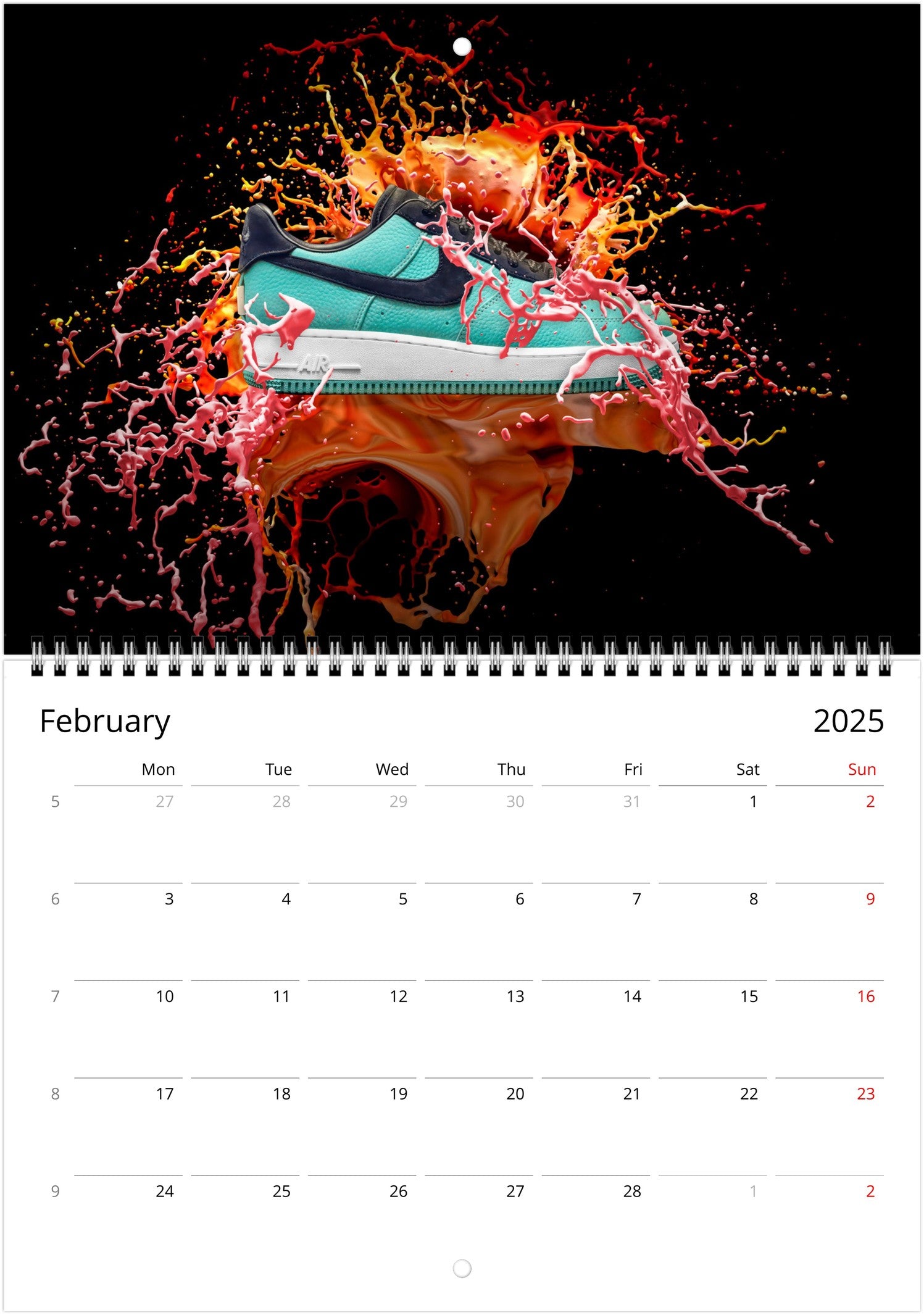 Sneakers Calendar - 2025